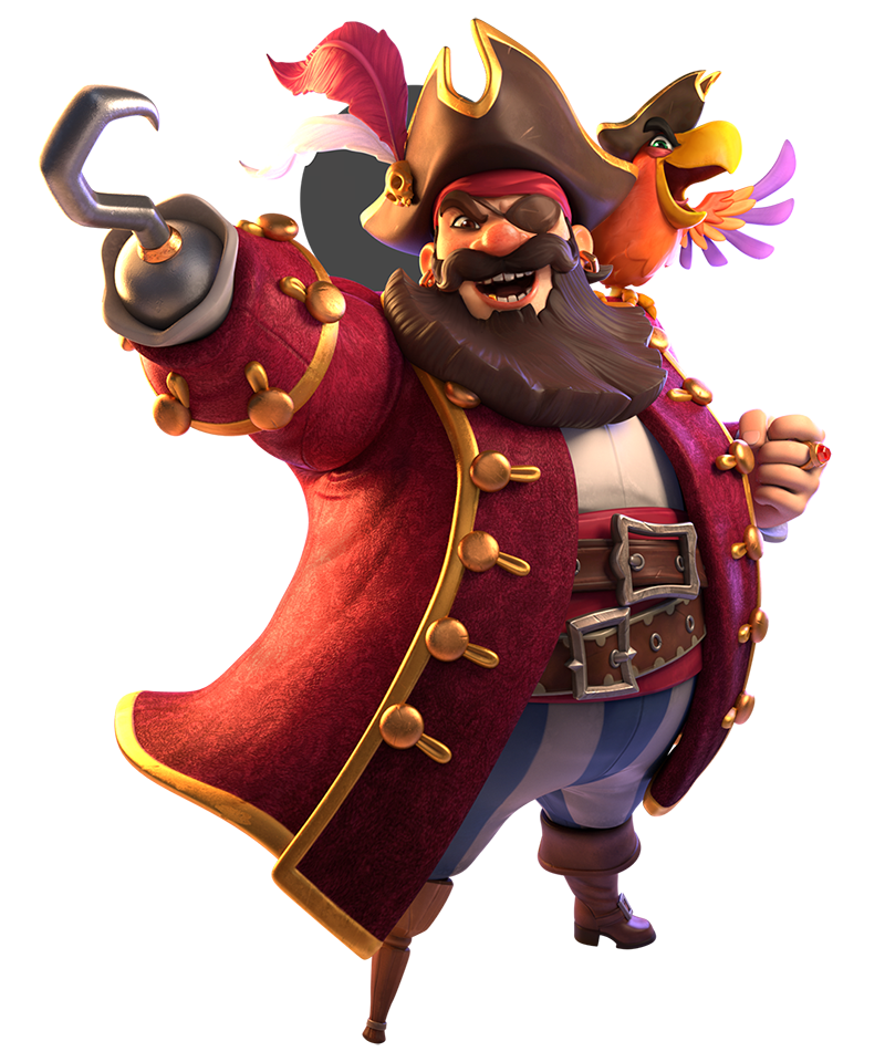CaptainsBounty PiratewithParrot